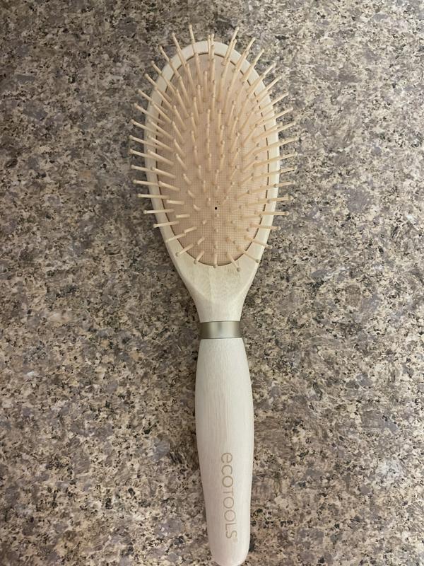 EcoTools Smoothing Detangler Hairbrush, Brush For Wet Or Dry Hair,  Pain-Free Detangling, Style & Smooth Hair, Heat Resistant Brush, Renewable  Bamboo & Flexible Bristles, Vegan & Cruelty-Free, 1 Count – EcoTools Beauty