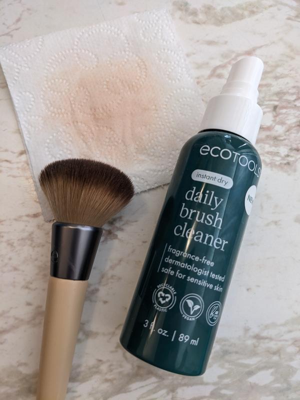 EcoTools Daily Brush Cleaner, Makeup Brush Cleanser Spray, Quick