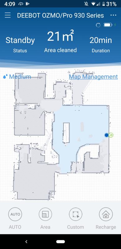 Random spots it thinks are carpet