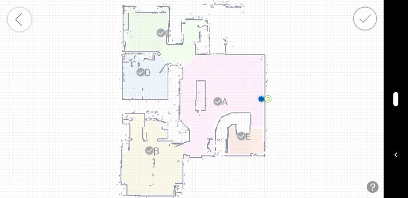 Area C is a carpeted bedroom , tiled bathroom and hardwood hallway