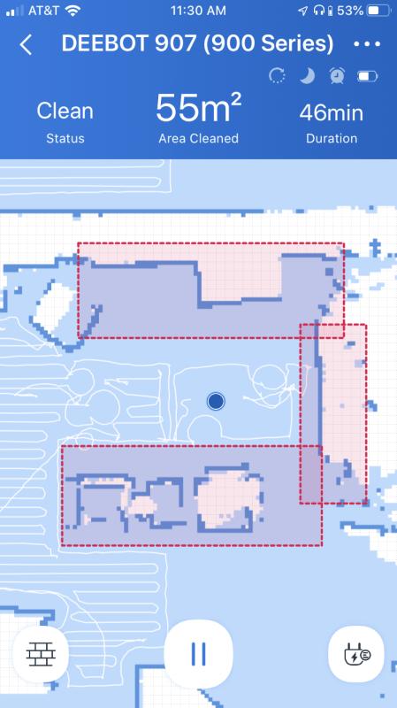 Map trying to navigate carpet