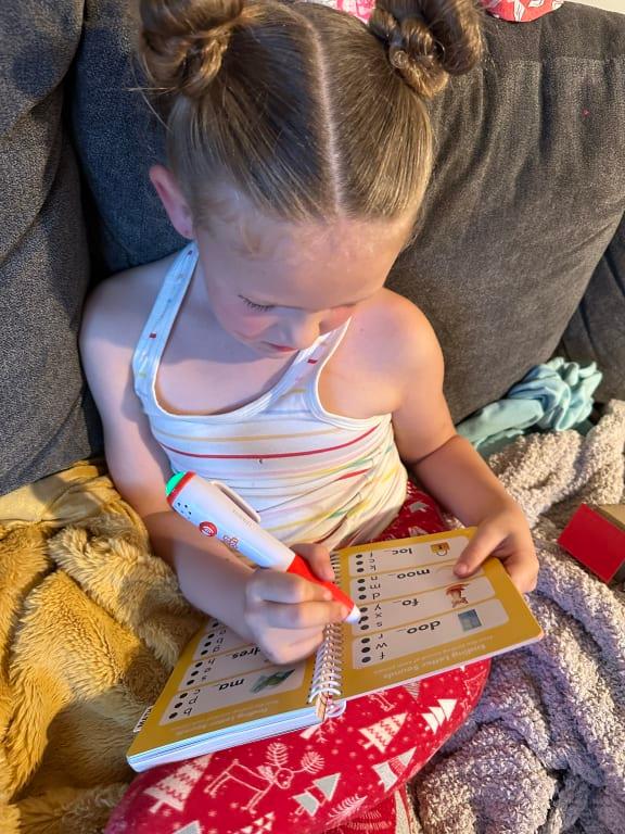 This workbook kept my daughter busy and entertained while I cooked dinner! Win win!