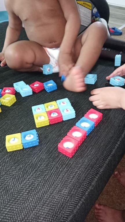 My two son's playing.