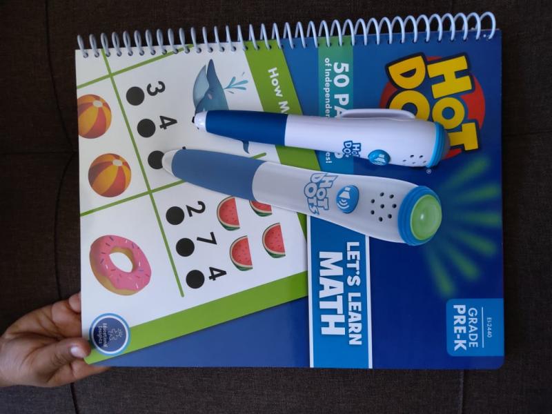 Book and interactive pen