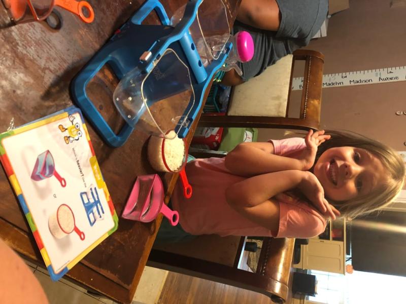 Figuring out which weighs more; water or rice