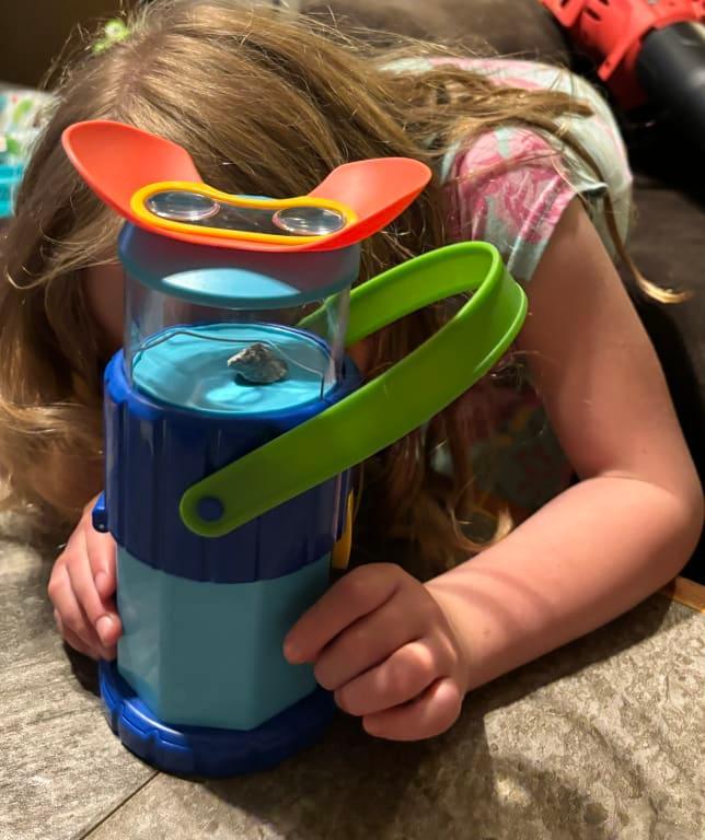 Daughter playing with it