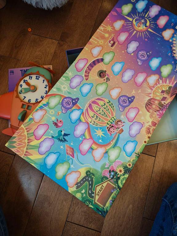 Board. Fold in half in middle