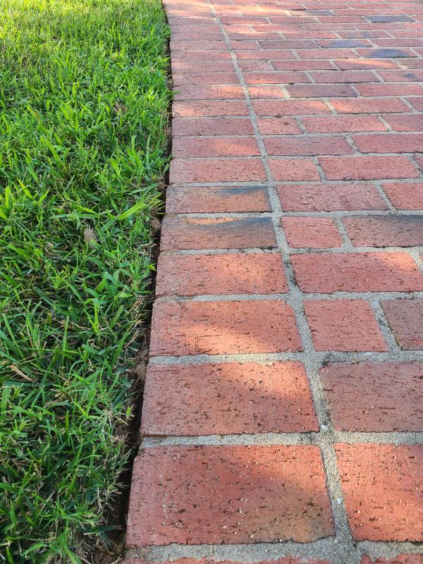 Example of 8" Edger Attachment edging performance