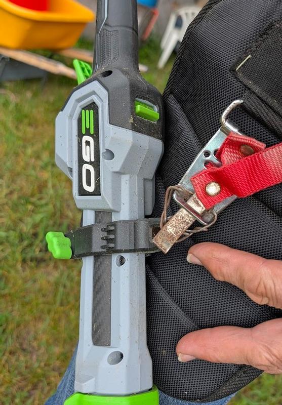 The supplied clip attachment didn't work with the quick release clip on my comfortable harness. I'll definitely need to upgrade this temporary wire version!