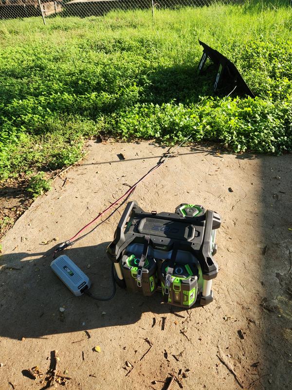 Power bank plus solar panel