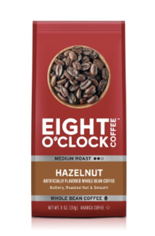 Hazelnut Whole Bean Coffee | Medium Roast – Eight O'Clock Coffee