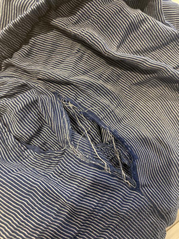 Customer photo for "Ripped in seam"