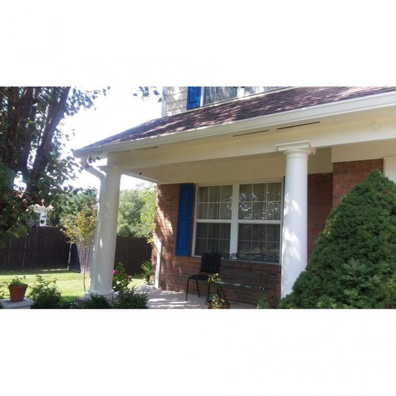 Ekena Millwork Endura-Stone 8-ft x 12-in Primed Fiberglass Round Hollow ...