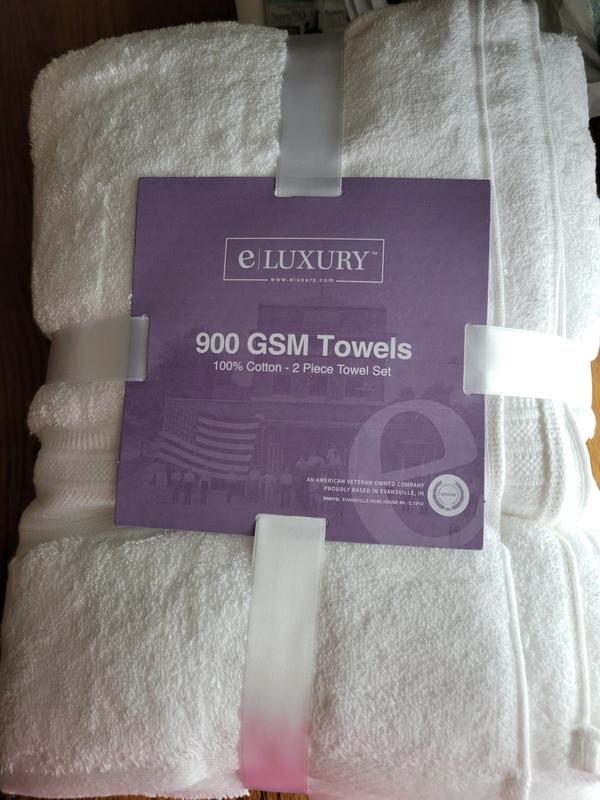 Regency 6 Piece 900 GSM Heavy Weight & Absorbent Towel Set 