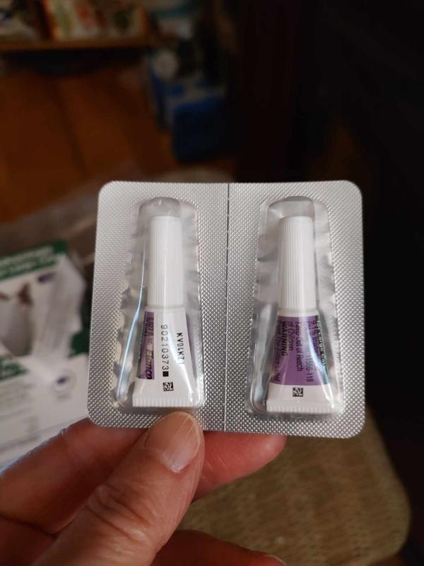 Image showcasing Advantage Topical Flea Prevention for Small Cats 2-9 lbs, 2 Ct. | Petco