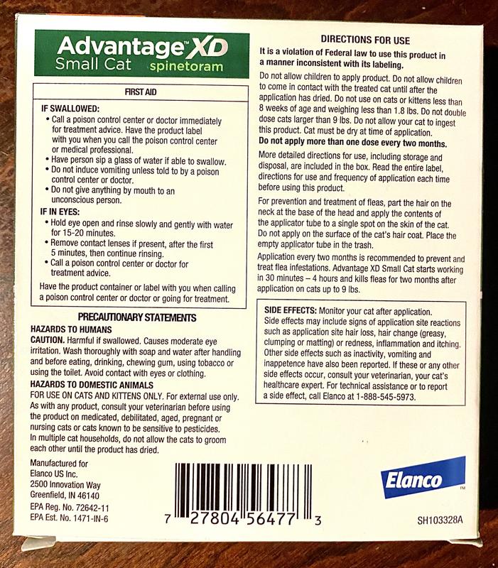 For kittens and small cats