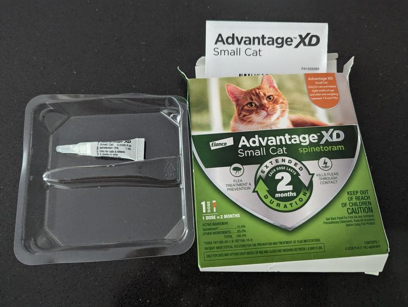 Advantage small cat orders 2 pack