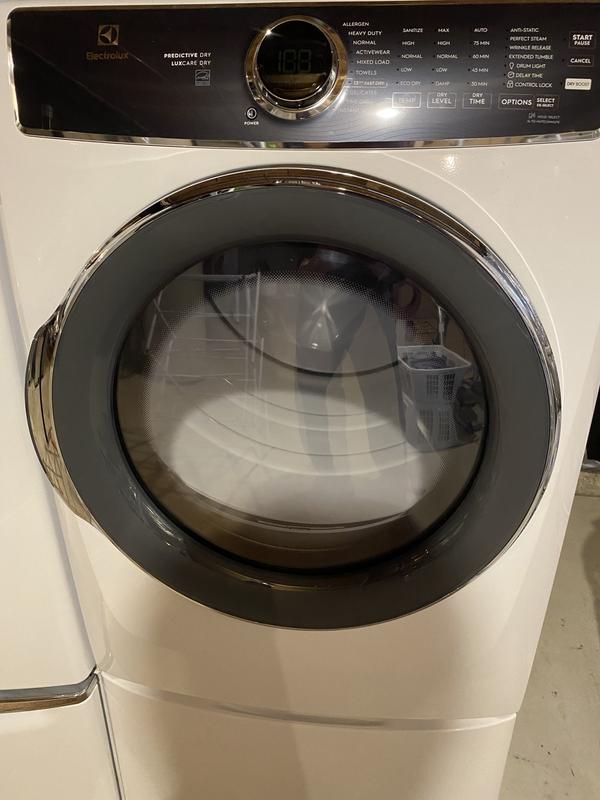EFMG627UIWElectrolux Electrolux Front Load Perfect Steam™ Gas Dryer with  PredictiveDry™ and Instant Refresh - 8.0. Cu. Ft. WHITE - Snow Brothers  Appliance