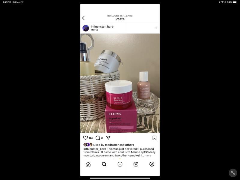 Elemis Superfood Midnight Facial Nourshing Sleeping Cream