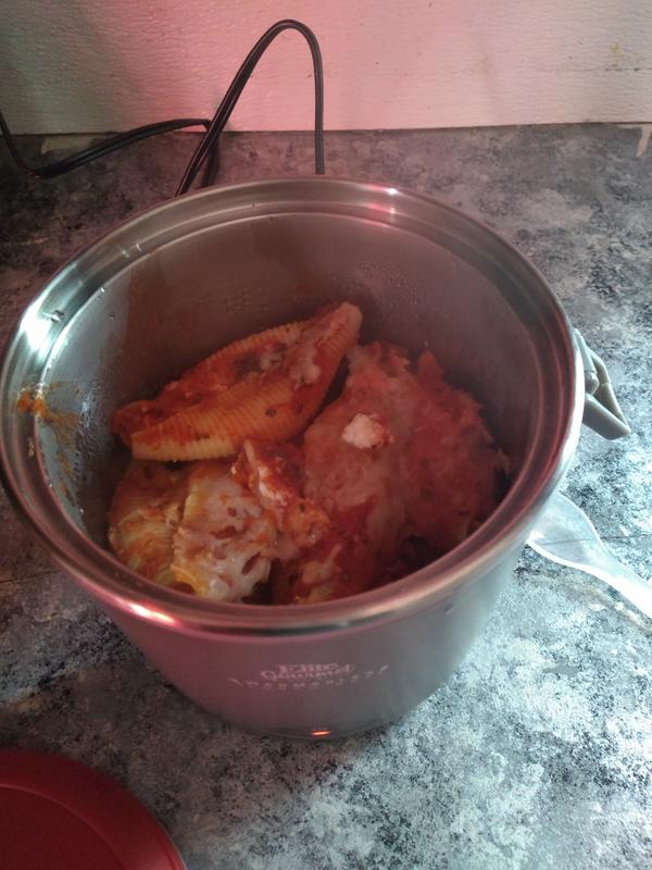 Steaming hot after an hour and a half!