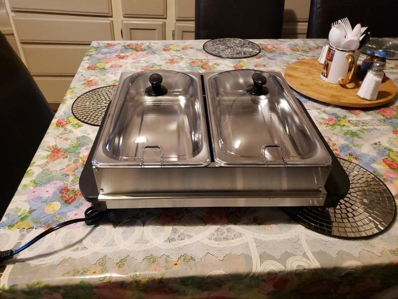 Maxi-matic Elite Gourmet 2 X 2.5 Qt. Stainless Steel Electric