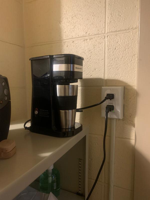 Elite Gourmet Single Serve Personal Coffee Maker with Travel Mug - 9796484