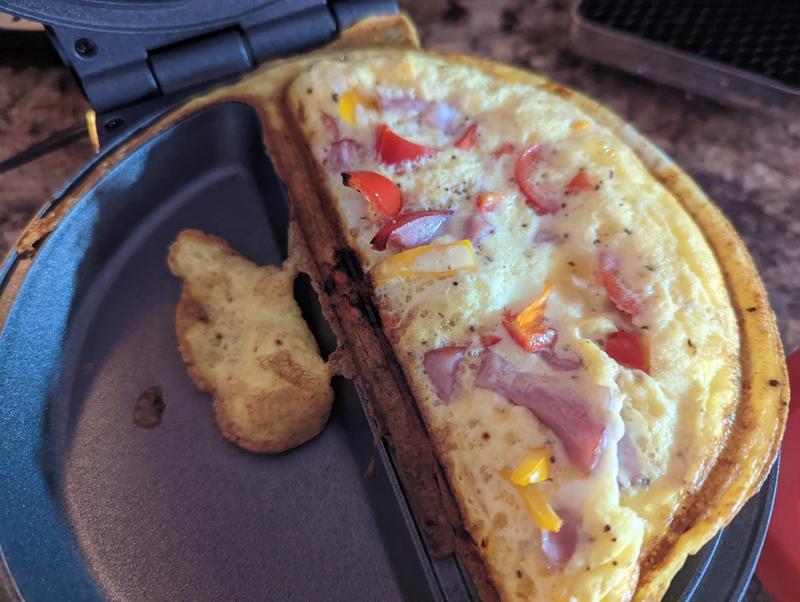 Elite Gourmet Dual Omelet & Frittatas Maker 