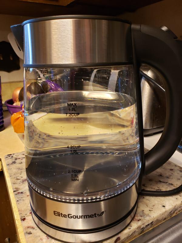 Elite Platinum EKT-602 7-Cup Electric Glass Kettle