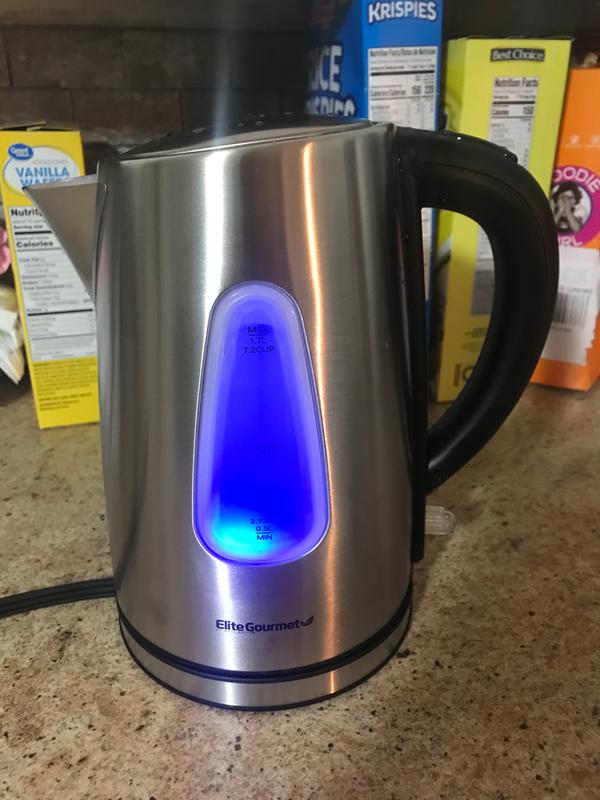 Elite Platinum 1.7L Stainless Steel Cordless Electric Kettle [EKT