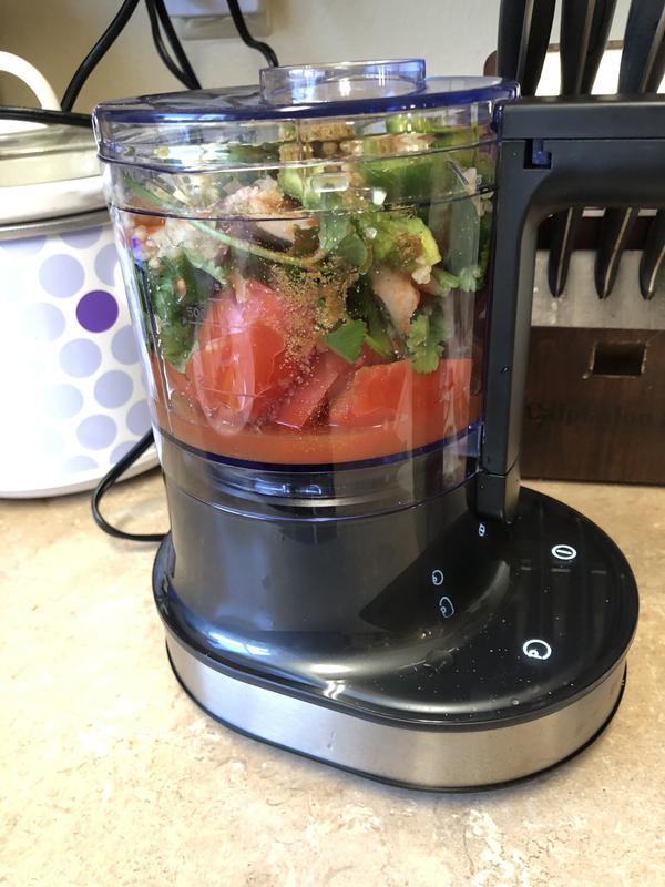 I made fresh salsa in it!