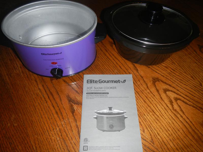 Buy the Elite Gourmet Maxi-Matic 2QT Oval Stainless Steel Slow Cooker