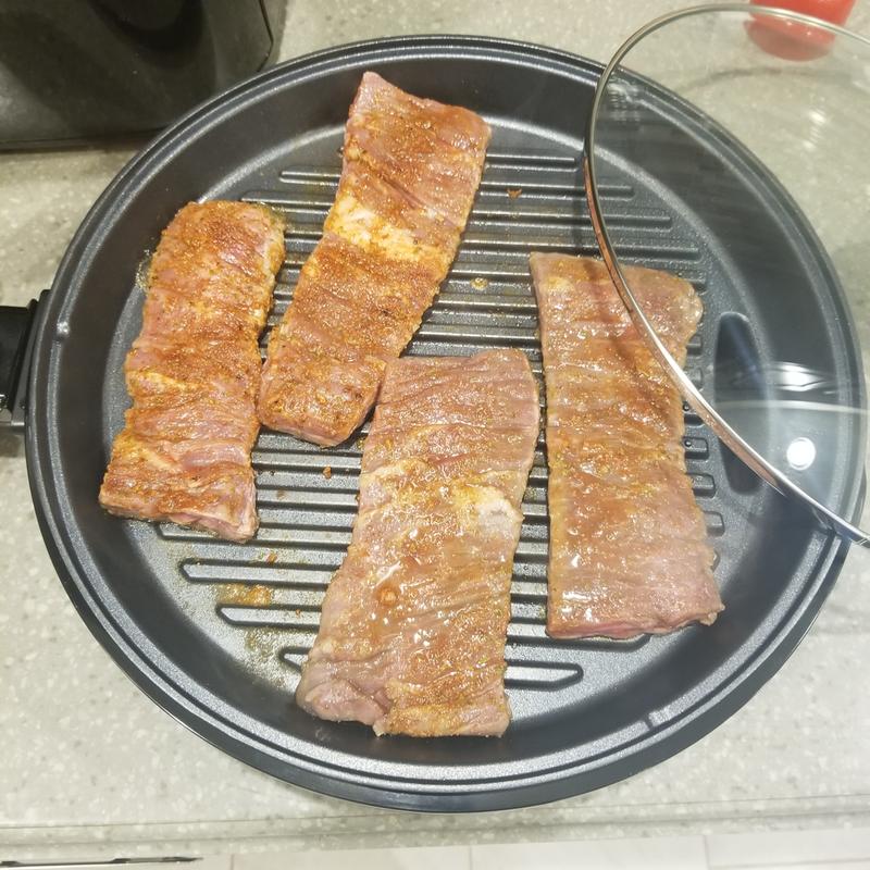 Skirt steak in the making!
