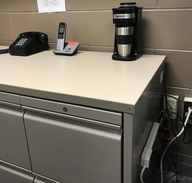 takes up minimal desk space