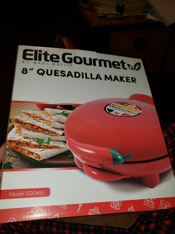 Elite Gourmet 8” Quesadilla Maker 