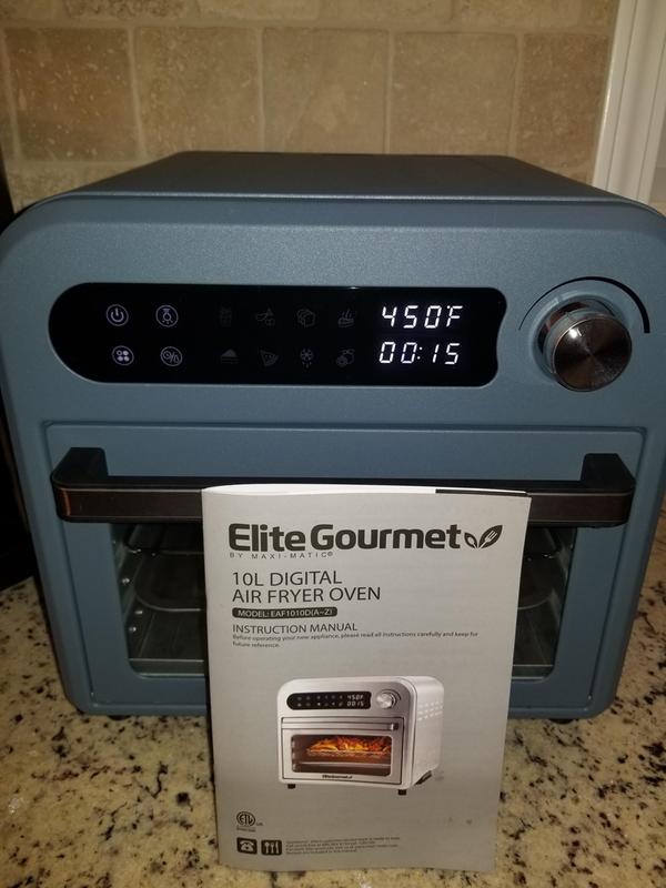 Elite Gourmet 10L Digital Air Fryer Oven