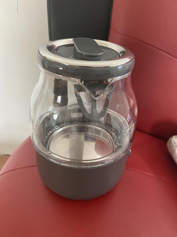 Elite Gourmet 1.2L Adjustable Temp Electric Honeypot Glass Kettle Mint