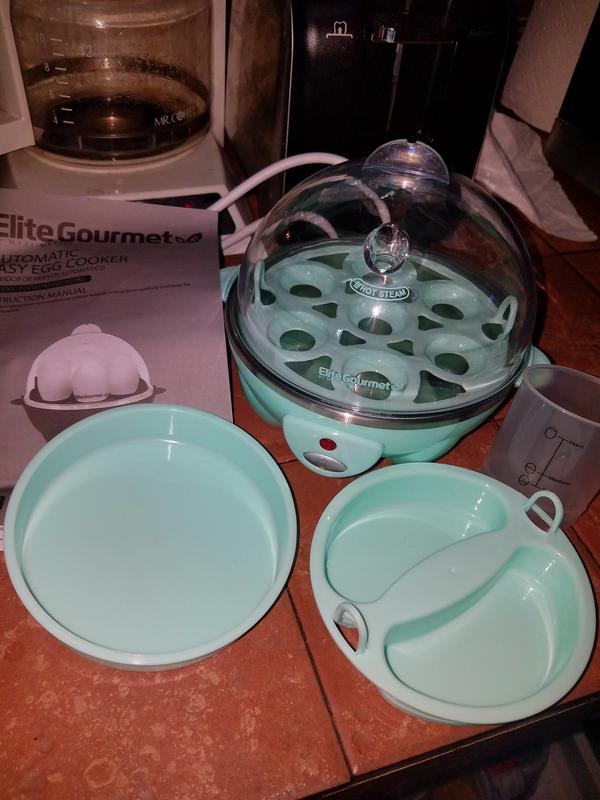 Elite Gourmet Programmable 2-Tier Egg Cooker and Steamer 