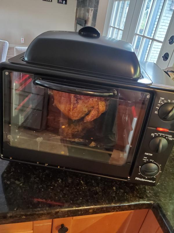 23L Countertop XL Rotisserie Toaster Oven with Top Grill & Griddle