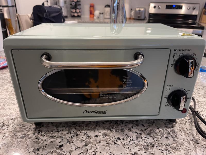 Elite 2-Slice Green Toaster Oven (1000-Watt) in the Toaster Ovens