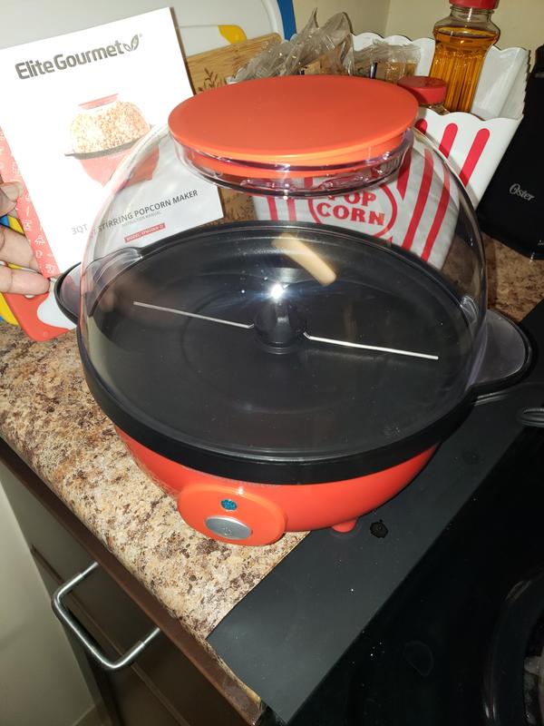 Elite Gourmet 3 Quart Popcorn Popper 