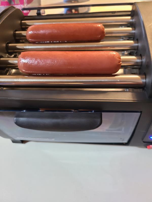 Elite Cuisine Hot Dog Roller and Toaster Oven 