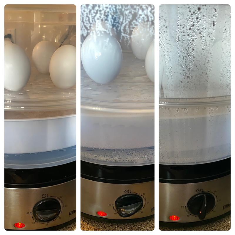 First Starting, A Few Minutes In, and Just About Done!