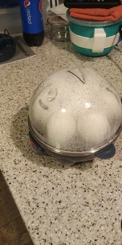 Working a near perfect hard boil.