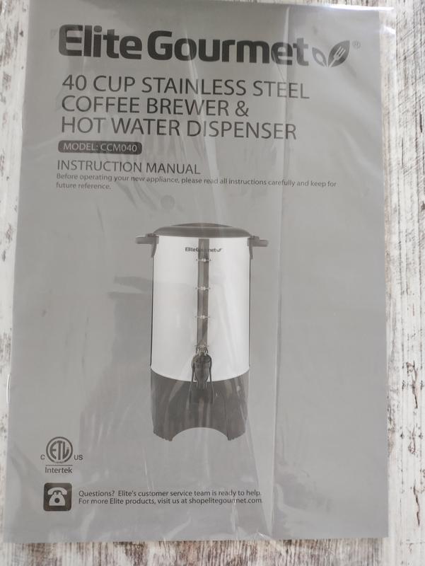 Coffee brewer and hot water dispenser