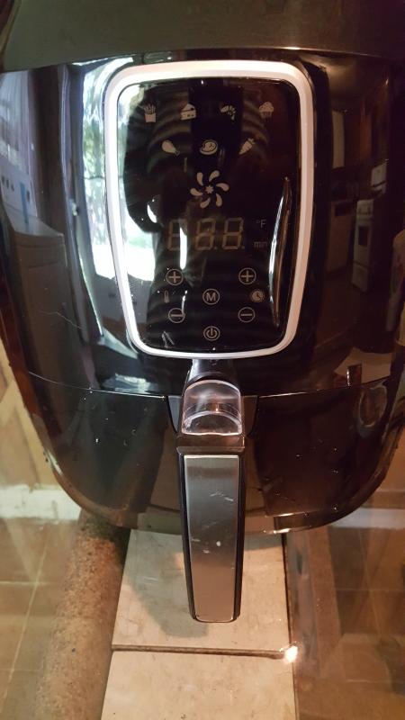 Elite Gourmet 5.3-Qt Digital Air Fryer with 7 Menu Functions - Black -  9796438