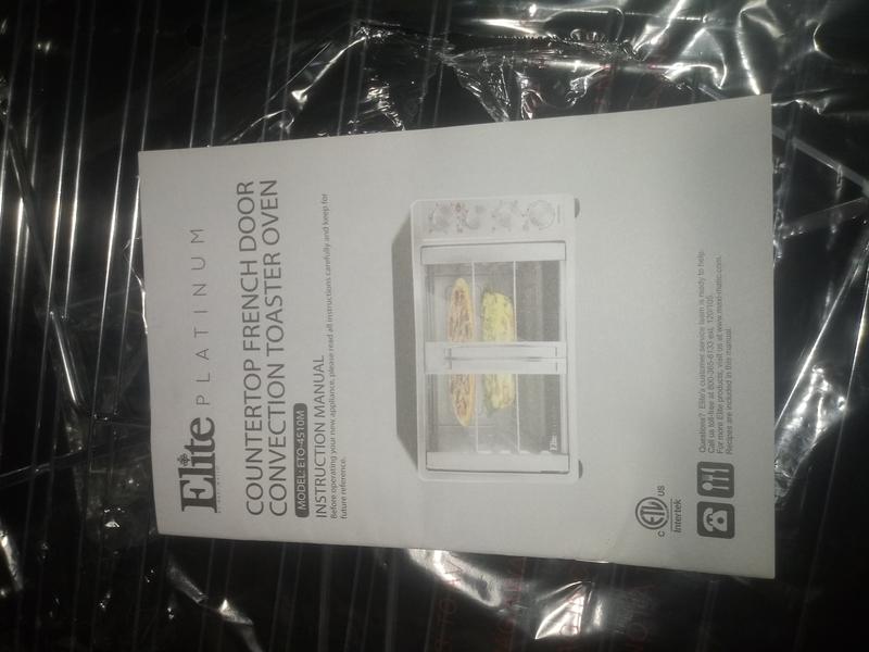 elite platinum double door oven with rotisserie and convection