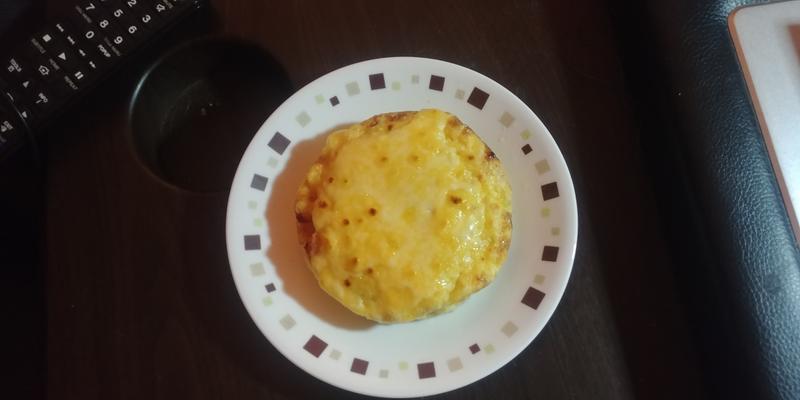 Our ham, mushroom, and gouda two egg omelet.