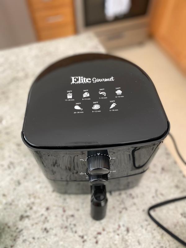 1 Qt Air Fryers by Elite Gourmet, Blue and Red - BRAND NEW