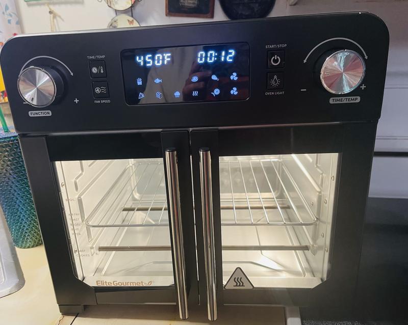 Oster XL Air Fry Digital 10-in-1 1700W French Door Convection Oven on QVC 