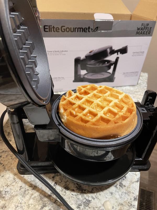 Black & Decker Double Flip Waffle Maker - Black